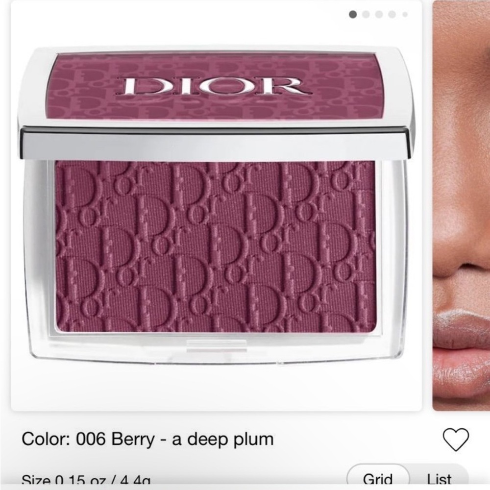 Dior Blush 006 Berry Deep Plum